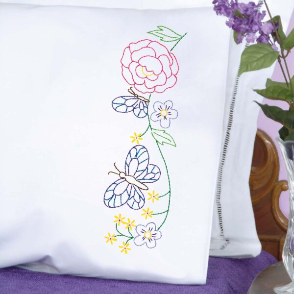 Flowers & Butterflies pillowcases