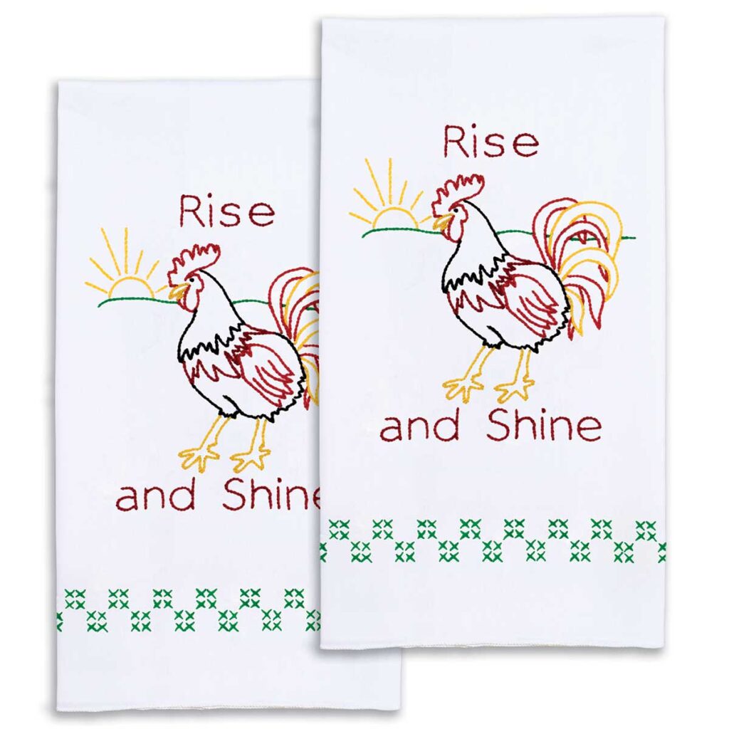 Rooster kitchen store hand towels