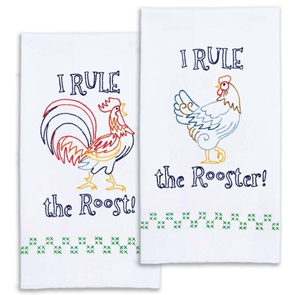 rule the rooster hand towels