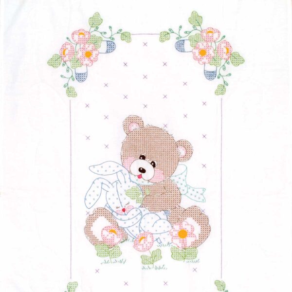 Bear & Bunny Crib Quilt Top