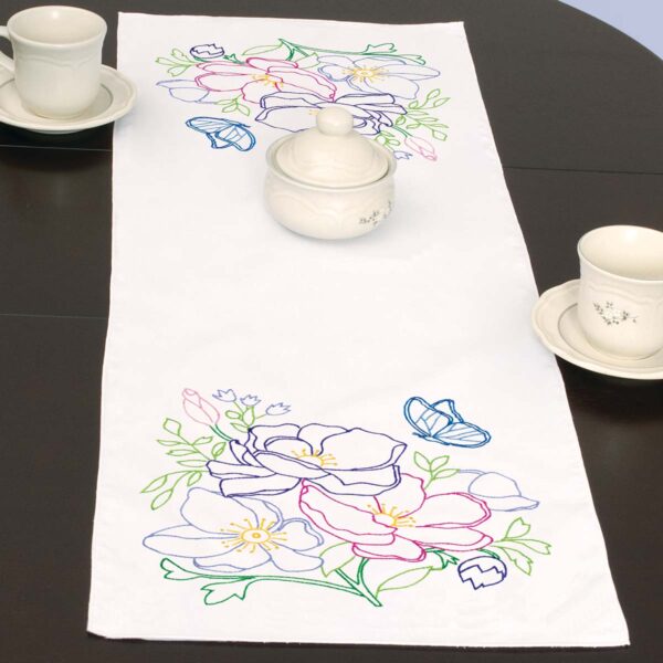 wildflowers table runner