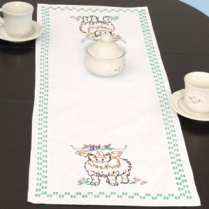 Highland Cows table runner