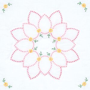 Blossoms quilt block