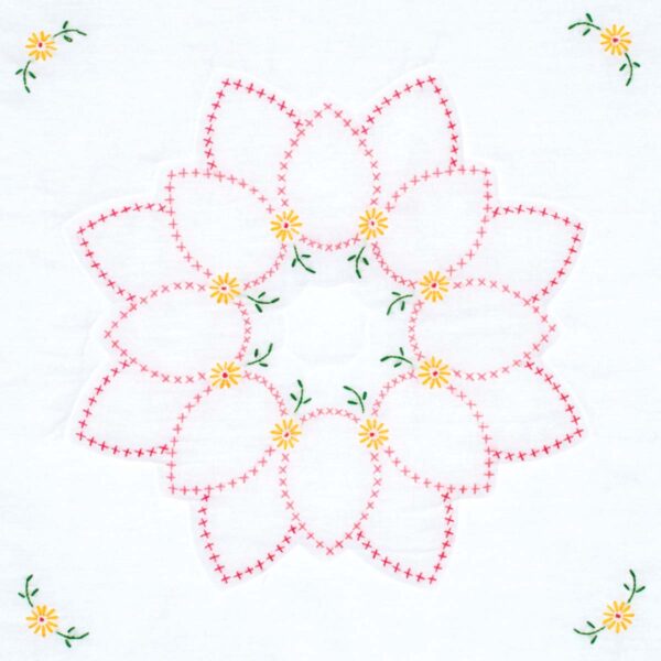 Blossoms quilt block