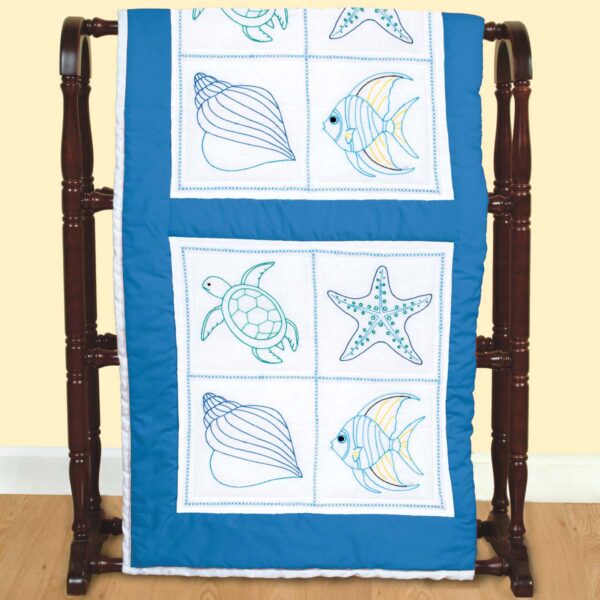 Beach quilt blocks