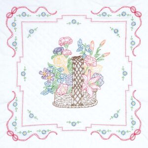 Basket of Flowers wall quilt