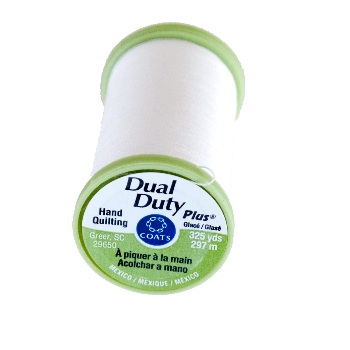 Coats Dual Duty Plus Hand Quilting Thread 325yd - S960 White Pack of 3